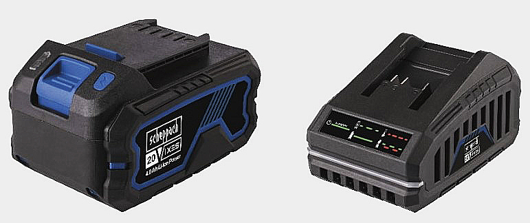 Комплект Аккумулятор+Зарядное устройство Scheppach SBSK4.04